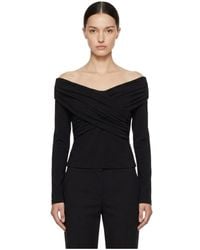 Marissa Chiara - Long-Sleeved Pleated T-Shirt - Lyst