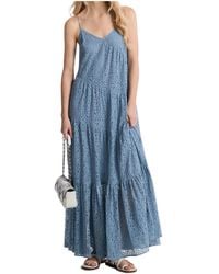 Michael Kors - Michael Floral Lace Tiered Slip Dress - Lyst