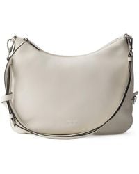 Prada - Fold Large Leather Shoulder Bag - Lyst