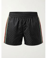 Gucci - Monogrammed Drawstring Swim Trunks - Lyst