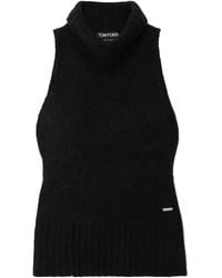Tom Ford - Logo-Plaque Vest - Lyst