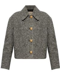 Valentino - Collared Long-Sleeved Casual Jacket - Lyst