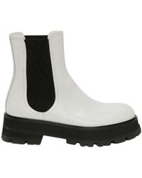 McQueen - Rave Chelsea High-Top Boots - Lyst