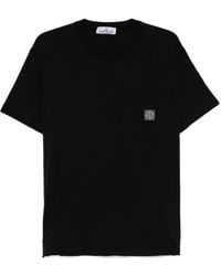 Stone Island - Compass Patch Crewneck T-Shirt - Lyst