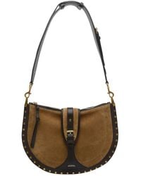 Isabel Marant - Oskan Hobo Studded Shoulder Bag - Lyst