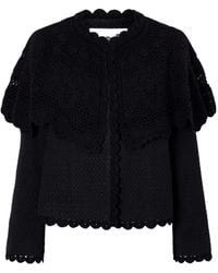 Sea - Wool Solid-Color Coat - Lyst