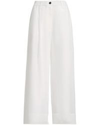 Brunello Cucinelli - Cotton Organza Trousers - Lyst