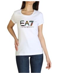 EA7 - Item O-Neck Short-Sleeved T-Shirt - Lyst
