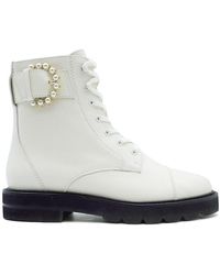 Stuart Weitzman - Side Buckle-Detail Boots - Lyst
