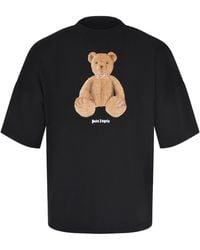 Palm Angels - Bear Printed Ovesize T-Shirt - Lyst