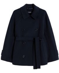 Max Mara - 'S Louise Double Breasted Short Belted Jacket - Lyst