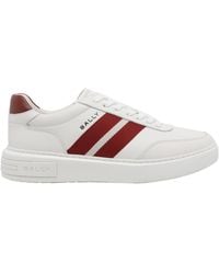 Bally - Logo Printed Lace-Up Sneakers - Lyst