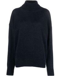 Alysi - Two-Tone Roll-Neck Jumper - Lyst