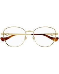 Gucci - Eyewear Round-Frame Glasses - Lyst