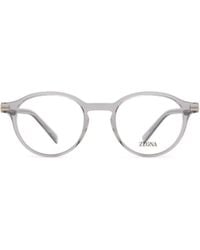 ZEGNA - Round Frame Glasses - Lyst