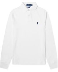 Polo Ralph Lauren - Pony Embroidered Long-Sleeved Polo Shirt - Lyst