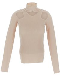 Coperni - Cut-Out Detailed Knit Jumper - Lyst