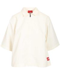 The North Face - Box Zip Short-Sleeve Top - Lyst