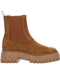 Hogan - Elastic-Panel Platform Boots - Lyst