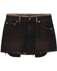 Jonathan Simkhai - Sally Denim Mini Skirt - Lyst
