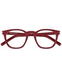 Saint Laurent - Eyewear Round Frame Glasses - Lyst
