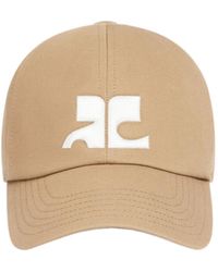 Courreges - Ac-Logo Cotton Cap - Lyst