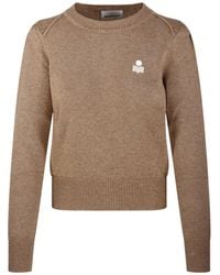 Isabel Marant - Crew-Neck Logo Sweater - Lyst