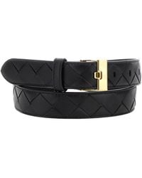Bottega Veneta - Intrecciato Buckled Belt - Lyst