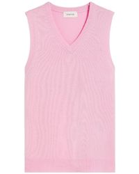 Sportmax - Gimmy V-Neck Knitted Top - Lyst