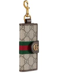 Gucci Ophidia GG Key Case in Blue | Lyst
