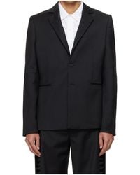 HELIOT EMIL - Vibraxis Long-Sleeved Wool Blazer - Lyst