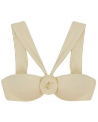 LaRevêche - Sahar Floral Bikini Top Beachwear - Lyst