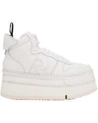 R13 - Chunky Leather Sneakers - Lyst