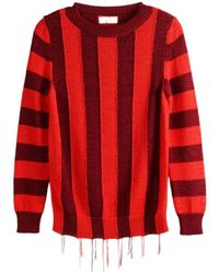 Dries Van Noten - Intarsia-Stripes Sweater - Lyst