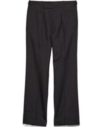 Prada - Mohair And Silk Pants - Lyst