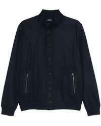 Herno - Press-Stud Bomber Jacket - Lyst