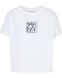 Marni - Logo-Print T-Shirt - Lyst