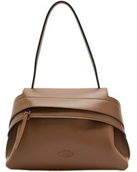 Tod's - Wav Monospalla Piccola Leather Shoulder Bag - Lyst