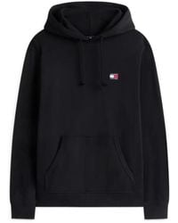 Tommy Hilfiger - Tommy Badge Brushed Terry Hoody - Lyst