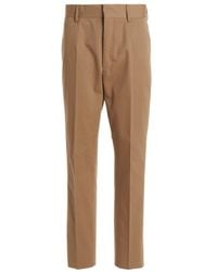 Prada - Straight Leg Tailored Pants - Lyst
