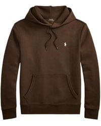 Polo Ralph Lauren - Drawstring Pony Double-Knit Hoodie - Lyst