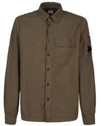 C.P. Company - Button-Up Long-Sleeve Shirt - Lyst