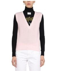 Raf Simons - Textured Knit Vest Sweater - Lyst