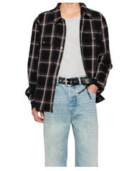 Purple Brand - Check-Pattern Cotton Shirt - Lyst