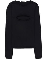 Stella McCartney - Cut-Out Detail Knit Top - Lyst