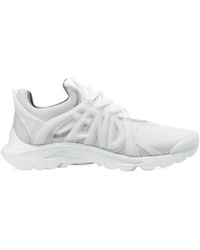Fendi - Logo Detailed Lace-Up Sneakers - Lyst