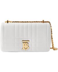 Burberry - Small Tb Monogram Plaque Lola Bag - Lyst