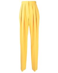 Stella McCartney - High-Waisted Straight-Leg Pants - Lyst