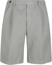 Brunello Cucinelli - Pleated Detail Shorts - Lyst