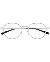 Saint Laurent - Eyewear Oval Frame Glasses - Lyst
